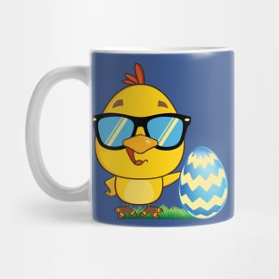 Cute Easter chicks with eggs Mug